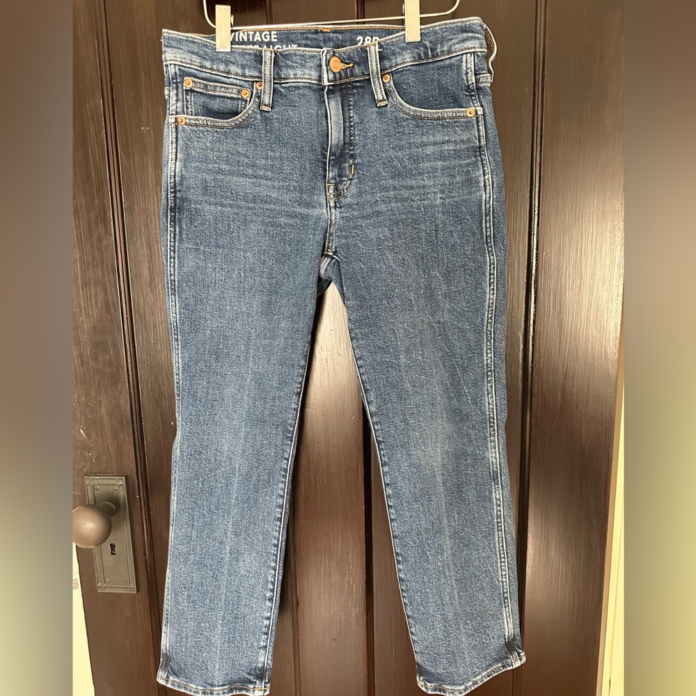 J. Crew Women's Blue Ankle Jeans - petite